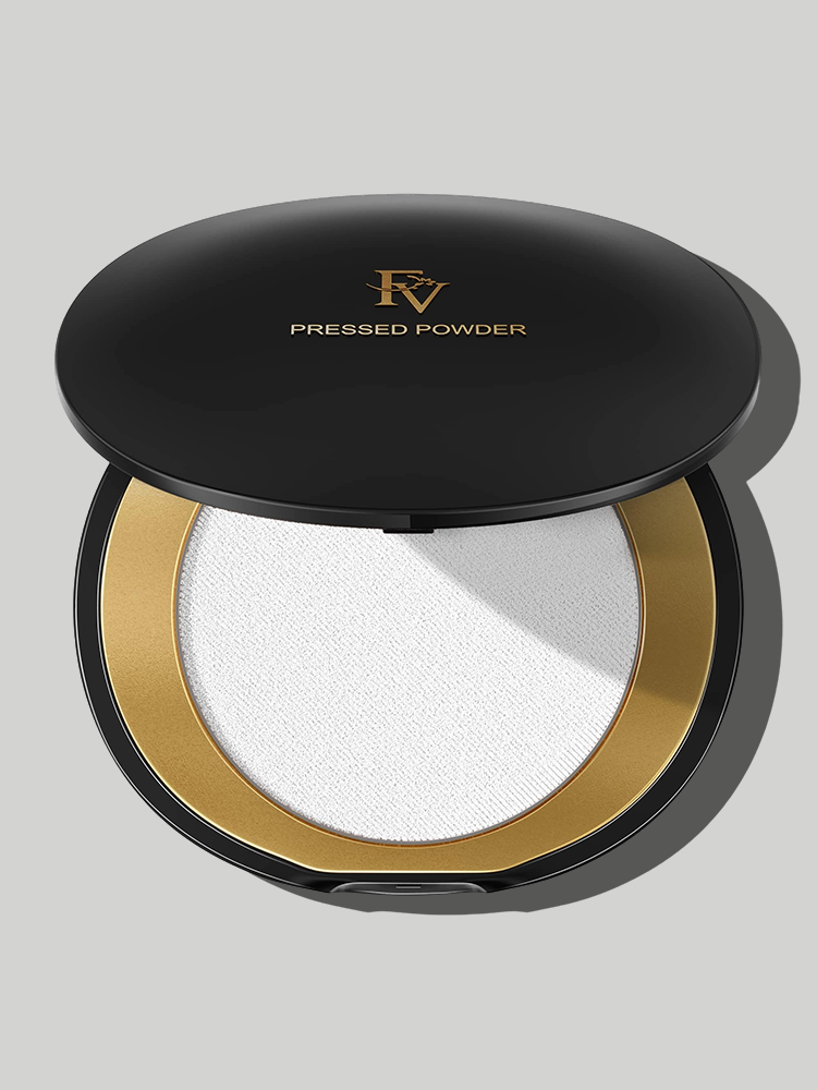FV Polvo compacto traslúcido, Control de aceite sin talco y con acabado mate de larga duración, Cobertura media para piel clara a bronceada, 0.28 oz, Traslúcido